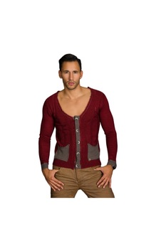 Pulover cu aspect degradat, Grena Pulover cu aspect degradat, Grena