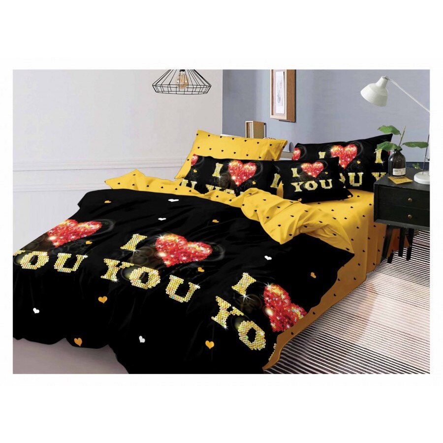 Lenjerie de pat dublu, finet, 6 piese, Ralex Pucioasa, FN116