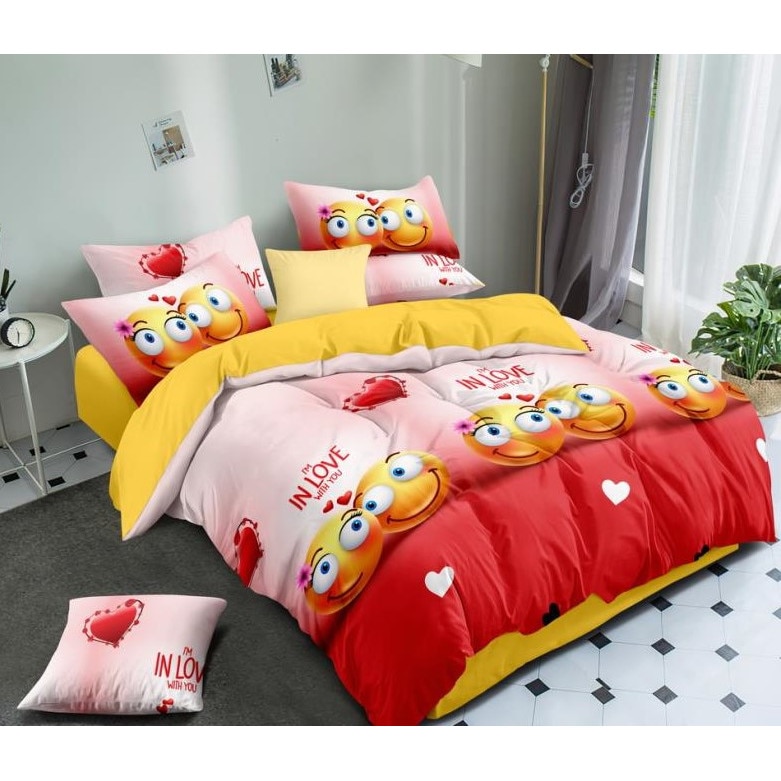 Lenjerie de pat dublu, finet, 6 piese, Ralex Pucioasa, M120