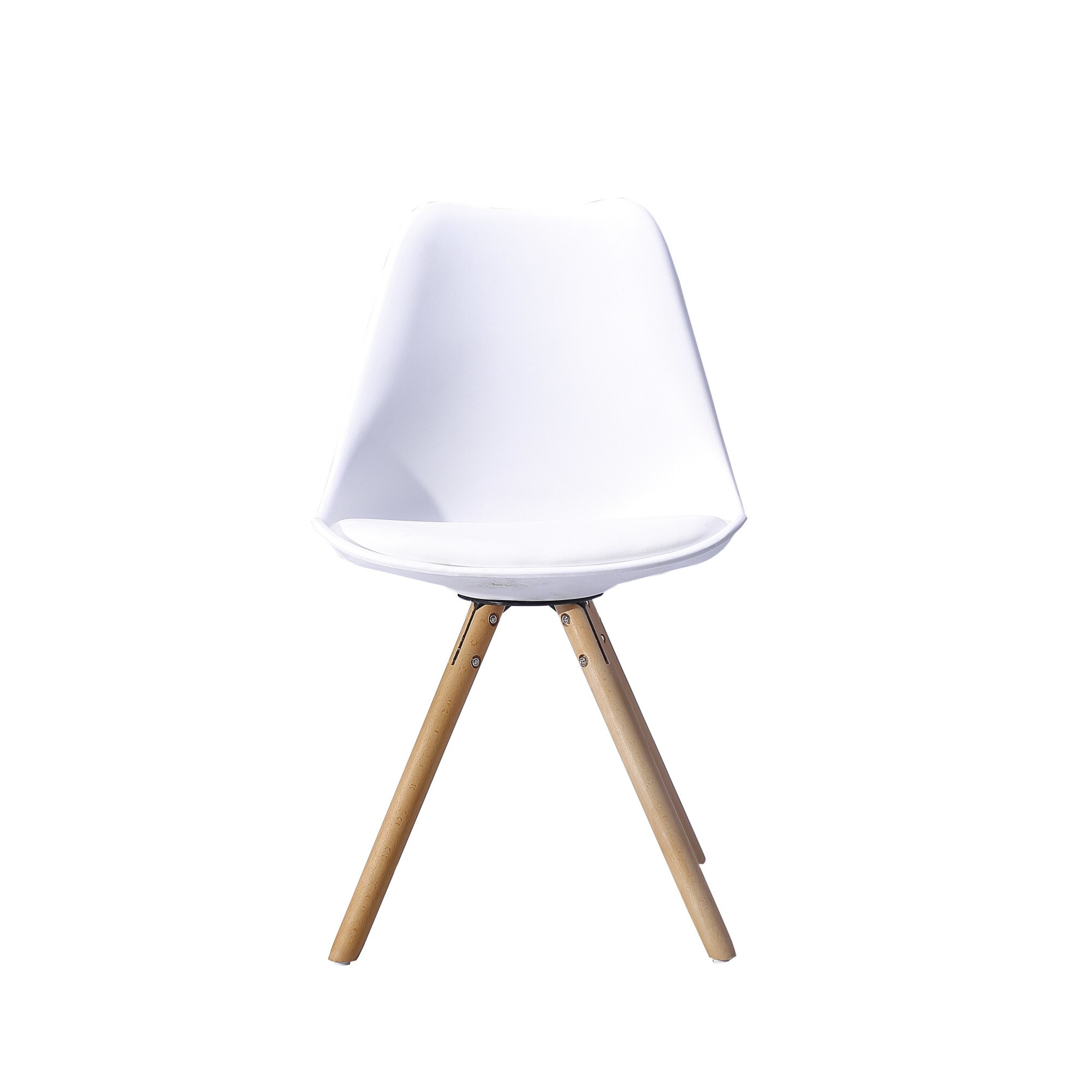 Scaun living Nordby, Unic Spot RO, alb ,48x42x80 cm