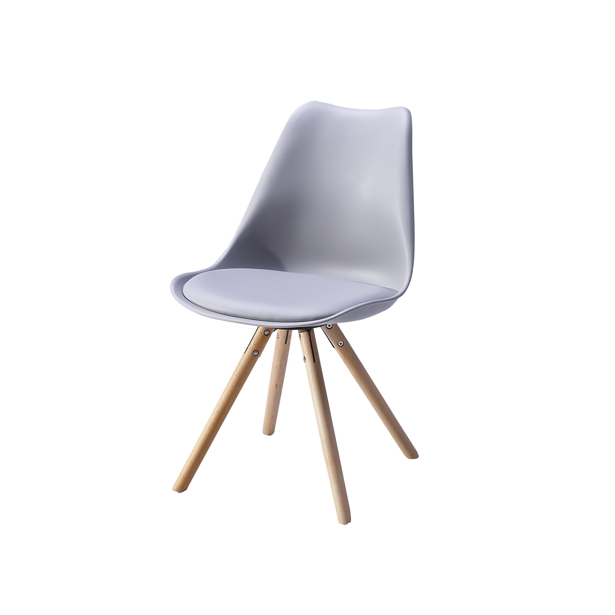 Scaun living Nordby, Unic Spot RO, gri ,48x42x80 cm