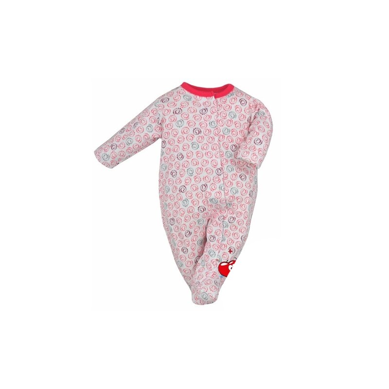 Salopeta cu maneca lunga pentru fete Koala Druczki 04-672R3, Multicolor, 68 cm