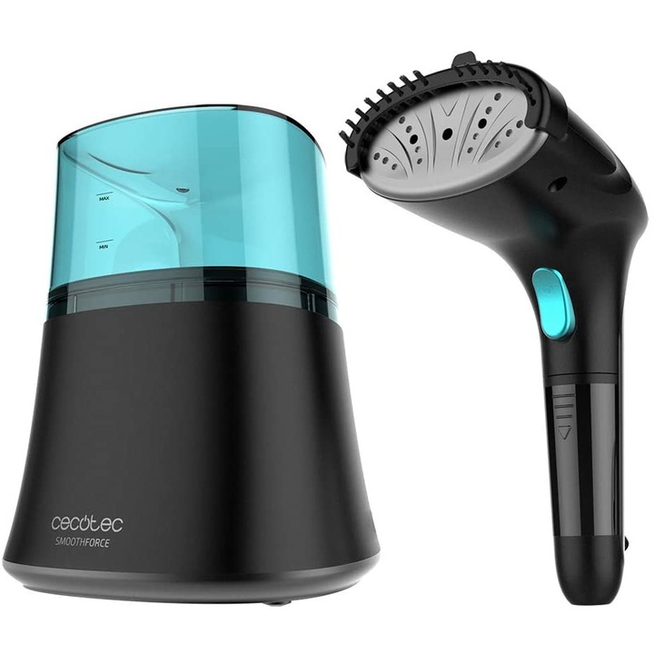 Вертикална парна ютия CECOTEC SmoothForce 4000 UltraSteam, 1200 W, 2 bar, Черен