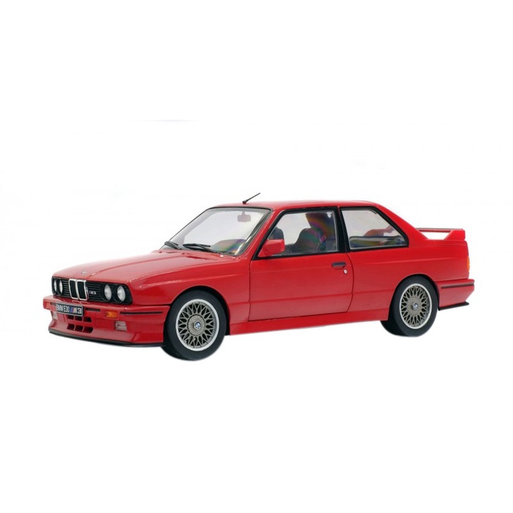 Количка BMW E30 1986, червена, SOLIDO 1:18