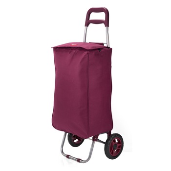 Carucior Cumparaturi Termo, Benzi, BZ 5587, Grena Carucior Cumparaturi Termo, Benzi, BZ 5587, Grena