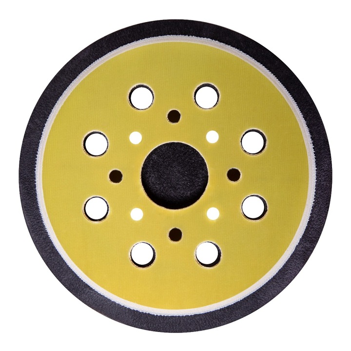 VONROC OS805AA Kerek tárcsa csiszolópapírhoz, átmérője 125mm, tépőzárral, akkumulátoros csiszolóhoz
