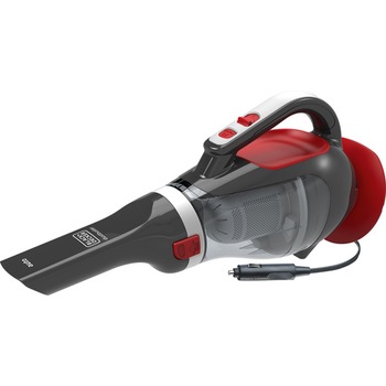 Aspirator auto Black&Decker ADV1200-XJ , 12V, cablu 5m, negru/rosu Aspirator auto Black&Decker ADV1200-XJ , 12V, cablu 5m, negru/rosu