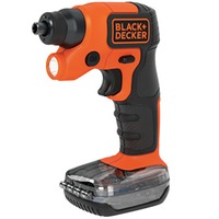 Masina de insurubat fara fir, Black & Decker, Plastic,BDCSFS30C-QW, cu stocare biti, 3.6 V/1.5 Ah, Negru/Portocaliu