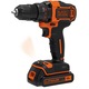 Masina de gaurit si insurubat (bormasina) cu percutie pe acumulator Black & Decker BDCHD18-QW, 18 V, 40 Nm, 1400 RPM, 21.000 BPM, 10 mm mandrina, 25 mm diametru maxim gaurire, acumulator, incarcator