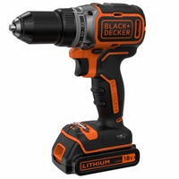 Masina de gaurit, Black & Decker BL186KB-QW , Fara perii, 18V, 400mA, Negru/Portocaliu