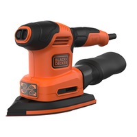 Slefuitor multiplu, Black & Decker BEW200K-QS, 4 in 1, 220 W, carcasa, sac de colectare a prafului cu filtru lavabil