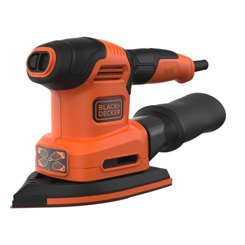 Slefuitor multiplu, Black & Decker BEW200K-QS, 4 in 1, 220 W, carcasa, sac de colectare a prafului cu filtru lavabil