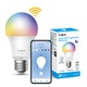 Bec LED RGB inteligent TP-Link Tapo L530E, Wi-Fi, E27, 8.7W (60W), 806 lm, lumina colorata, control vocal, compatibil Amazon Alexa si Google Assistant, clasa energetica F