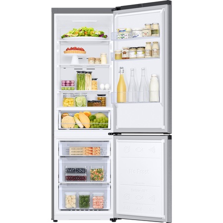 Combina frigorifica Samsung RB36T600CSA/EF, 360 l, Clasa A+++, No Frost, Compresor Digital Inverter, All around coooling, H 193 cm, Argintiu