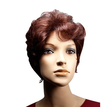 Peruca dama, fibra sintetica, cu aspect natural, rosu cupru Peruca dama, fibra sintetica, cu aspect natural, rosu cupru
