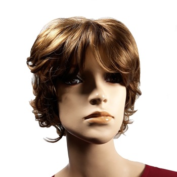 Peruca dama, fibra sintetica, cu aspect natural, saten deschis auriu Peruca dama, fibra sintetica, cu aspect natural, saten deschis auriu