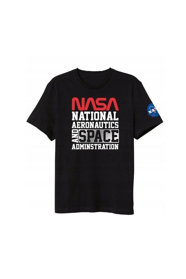 Tricou adulti, National aeronautics, negru
