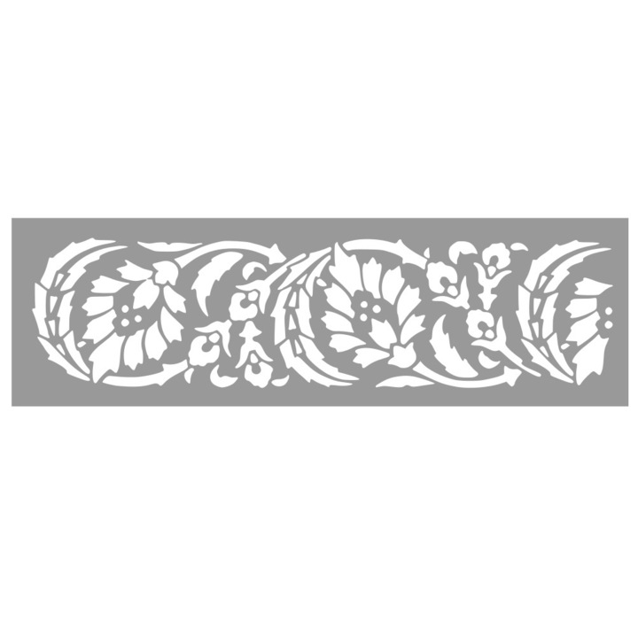 Sablon 59 x 18cm, Repetitiv - Bordura Flori - SP58