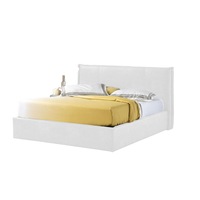 pat tapitat rabatabil cu lada depozitare 160x200 cm tango promo dolce dormire piele ecologica alb imagen 54_0_
0