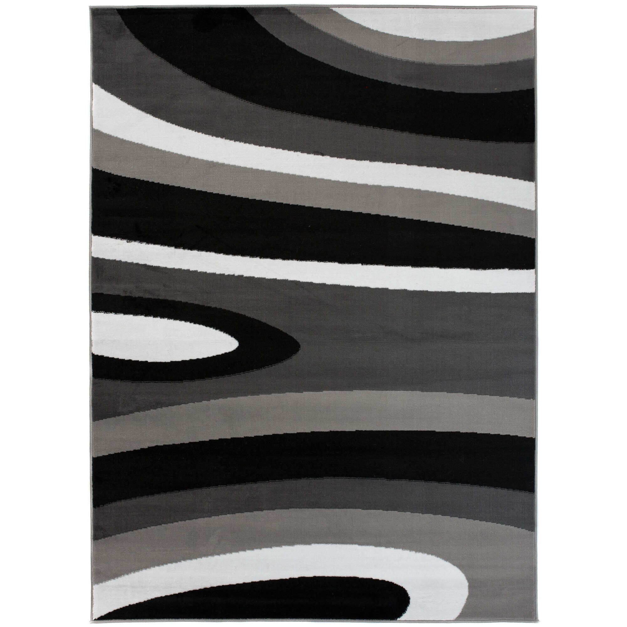 Covor Maya Modern Short Pile Chemex Z895A EYM negru 160x230