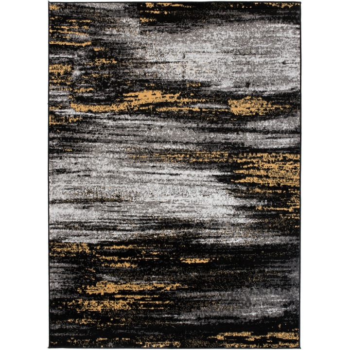 Covor Maya Modern Short Pile Chemex Z905A EYM negru 120x170