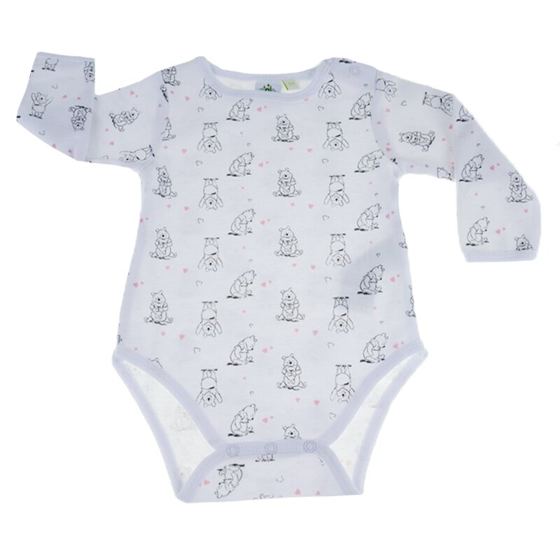 Body maneca lunga, fete, Nickelodeon, Winnie the Pooh, Alb