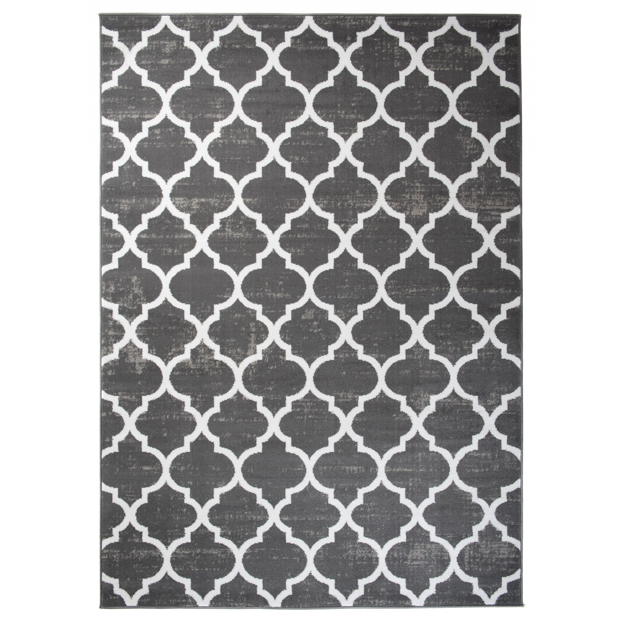 Covor Firet Modern Contemporary Short Pile Chemex Q043A T gri 200x300