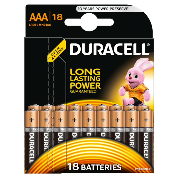 Duracell BSC 18 darab AAA elem - DL
