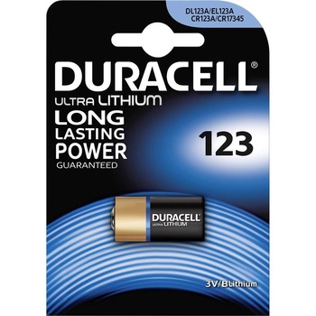 Baterie cu litiu Duracell Ultra 123, 3V, 1 buc Baterie cu litiu Duracell Ultra 123, 3V, 1 buc