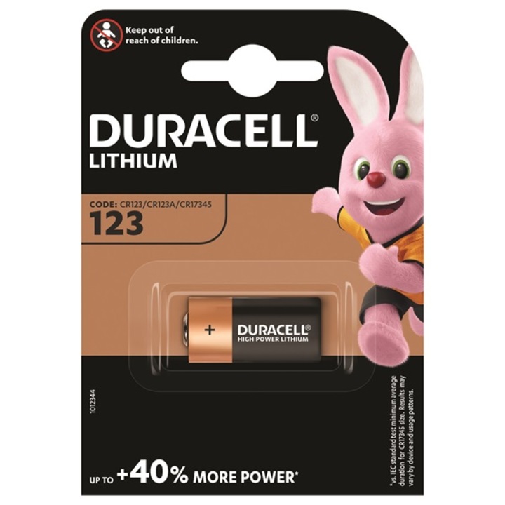 Литиева батерия Duracell Ultra 123, 3V, 1 бр