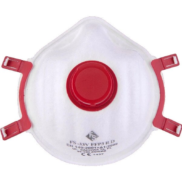 Semimasca cu supapa asigura protectia respiratorie la nivelul nasului si a gurii, 10 buc/set