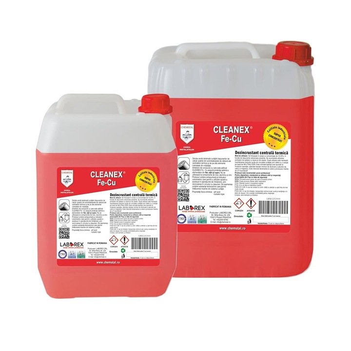 Dezincrustant pentru centrale termice Chemstal CLEANEX Fe Cu 5 kg