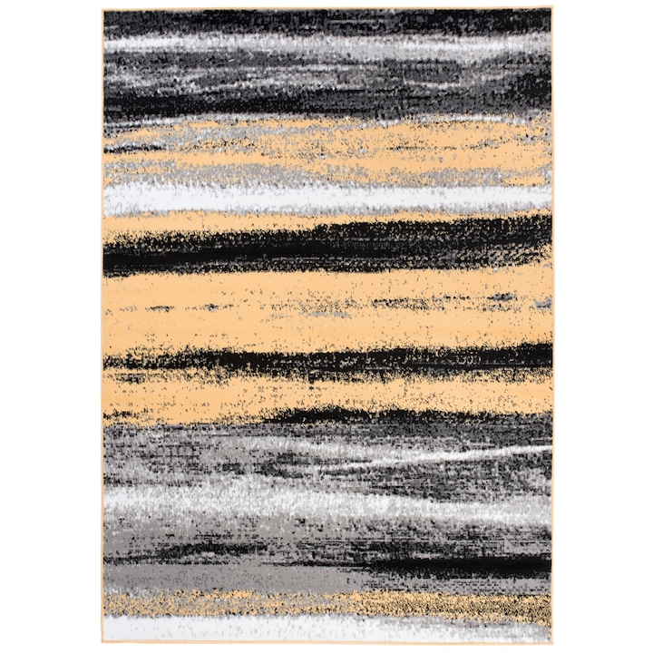 Covor Maya Modern Short Pile Chemex Q542A EYM galben 220x300