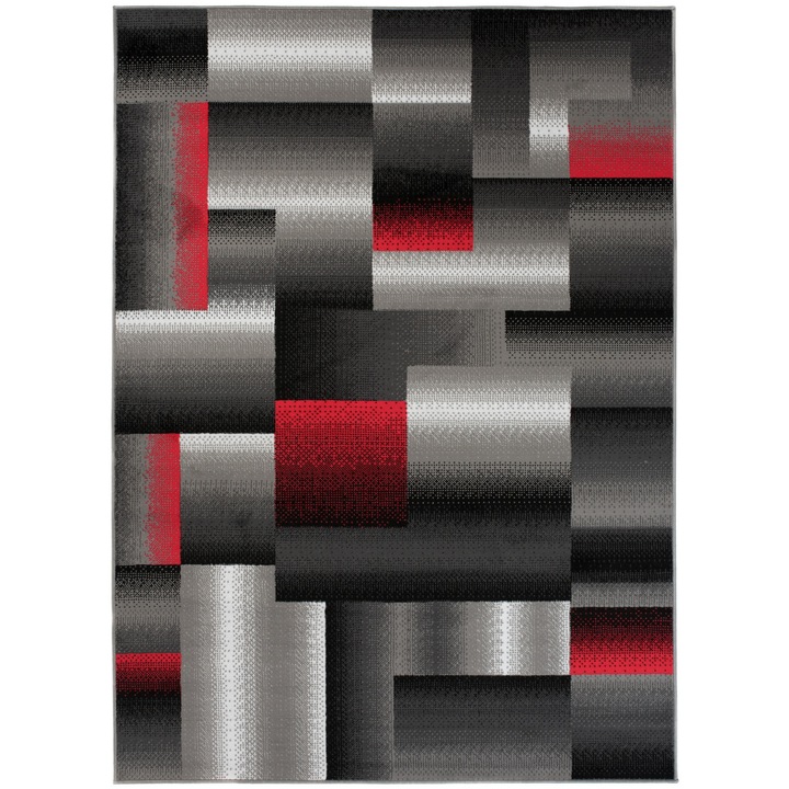 Covor Maya Modern Short Pile Chemex Z904E gri 300x400