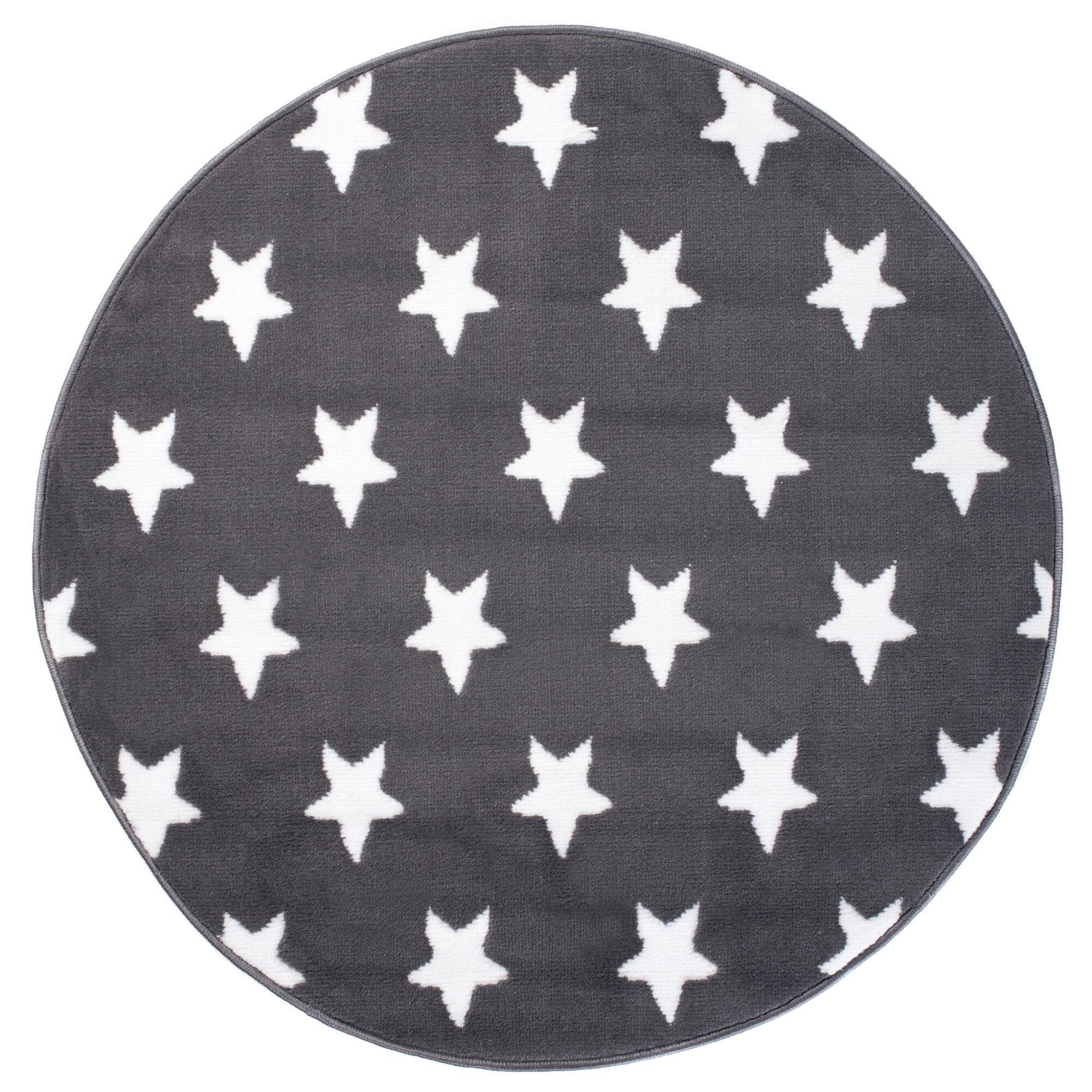 Covor Luxury Circle Modern Short Pile Chemex L896B gri 100x100