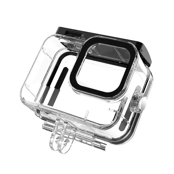 Carcasa protectie waterproof Tech-Protect pentru camera video sport GoPro Hero9/10/11/12 Black, Transparent