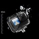 Carcasa protectie waterproof Tech-Protect pentru camera video sport GoPro Hero9/10/11/12 Black, Transparent