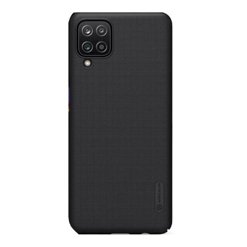 Carcasa Nillkin Frosted Shield compatibila cu Samsung Galaxy A12 (2020/2021) Black