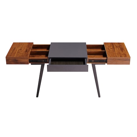 Birou Kring Extensible, 130x76x61.5, metal + MDF