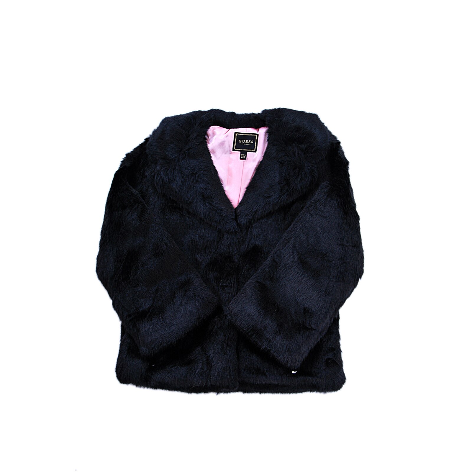 Palton Guess pentru fete, negru, 6/7 ani