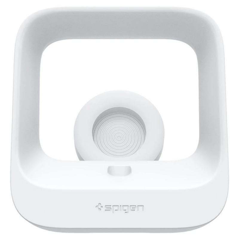 Stand cu Incarcare 2 in 1 Spigen S316 White