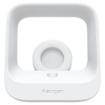 Stand cu Incarcare 2 in 1 Spigen S316 White Stand cu Incarcare 2 in 1 Spigen S316 White