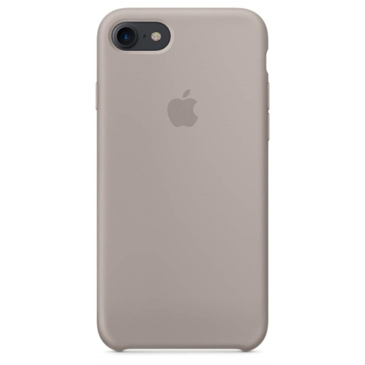 Husa de protectie Apple pentru iPhone 8 / iPhone 7, Silicon, Pebble