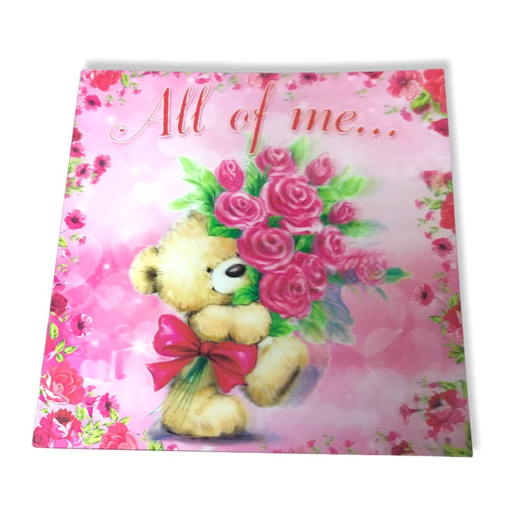 Felicitare Holograma/3D , cu plic , 03