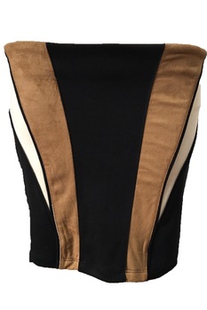 Fusta, Bershka 0941814, Negru/Maro Fusta, Bershka 0941814, Negru/Maro