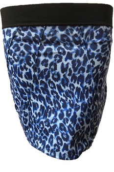 Fusta, Bershka 5952188, Albastru Fusta, Bershka 5952188, Albastru