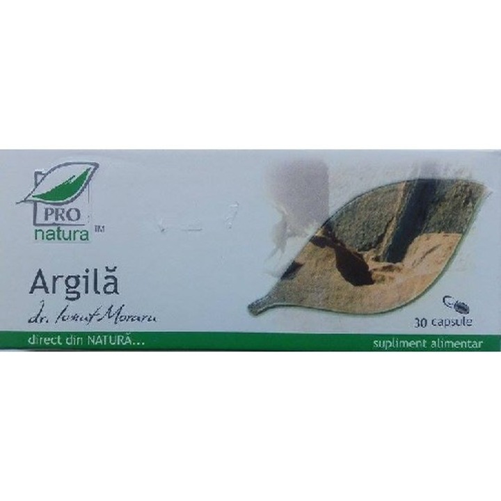 Argila, 30 capsule, Pro Natura