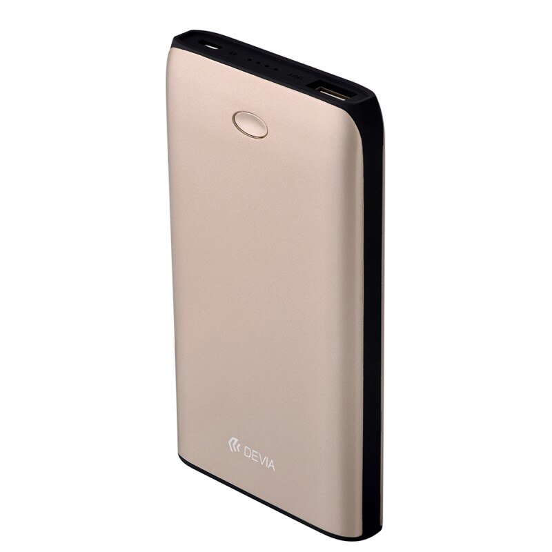 Acumulator extern Devia Flash 8000 mAh, Auriu