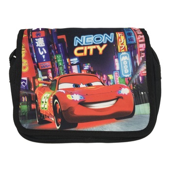 Geanta de umar Disney Cars, 24 x 18 x 8 cm, Poliester, Multicolor Geanta de umar Disney Cars, 24 x 18 x 8 cm, Poliester, Multicolor