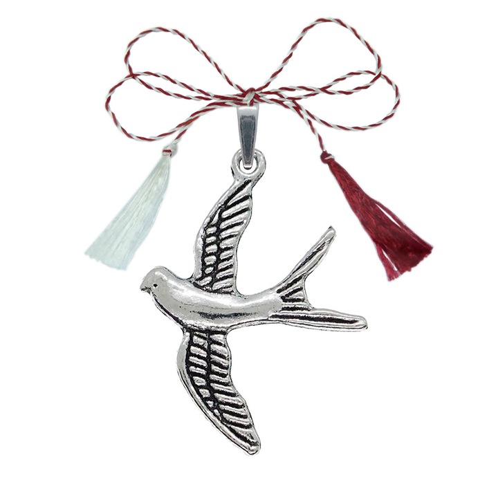 Martisor ezüst medál Randunica 9854195 Dras Silver